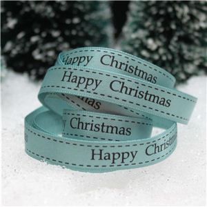 Christmas Ribbon - H/C Saddle Stitch Nile